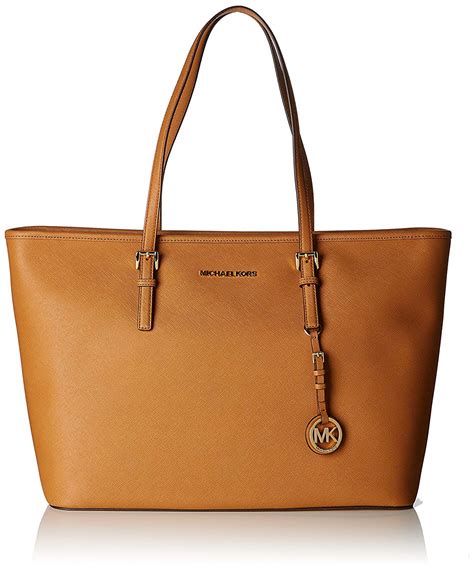 michael kors jet set saffiano top zip tote|michael kors saffiano leather.